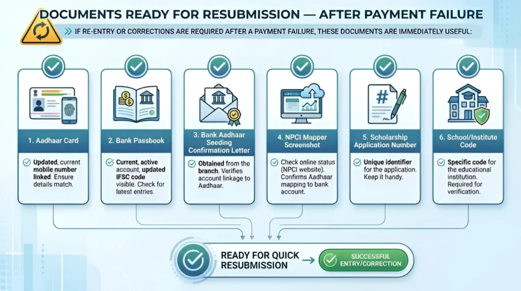 Solve Shala Darpan Scholarship DBT Payment Failure