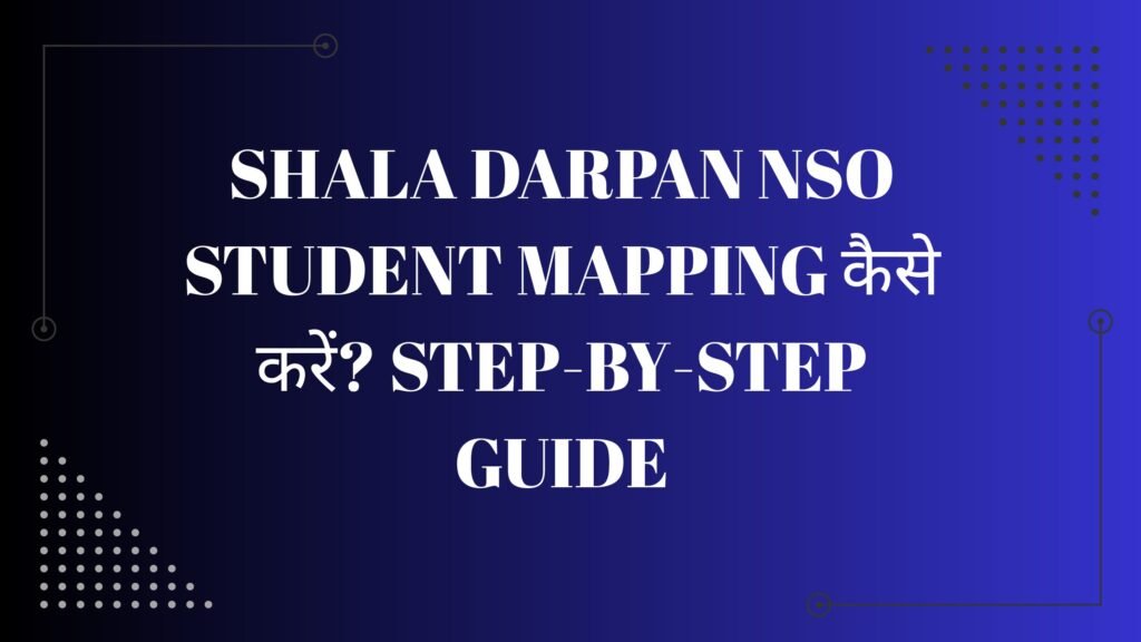 NSO student mapping
