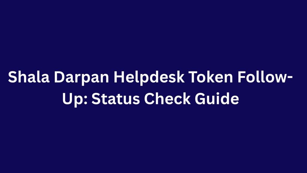 Helpdesk Token generate
